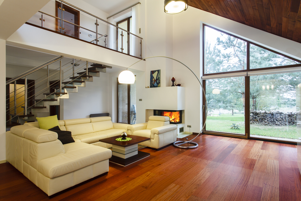 Designers house with entresol and spacious living room Designers house with entresol and spacious living room